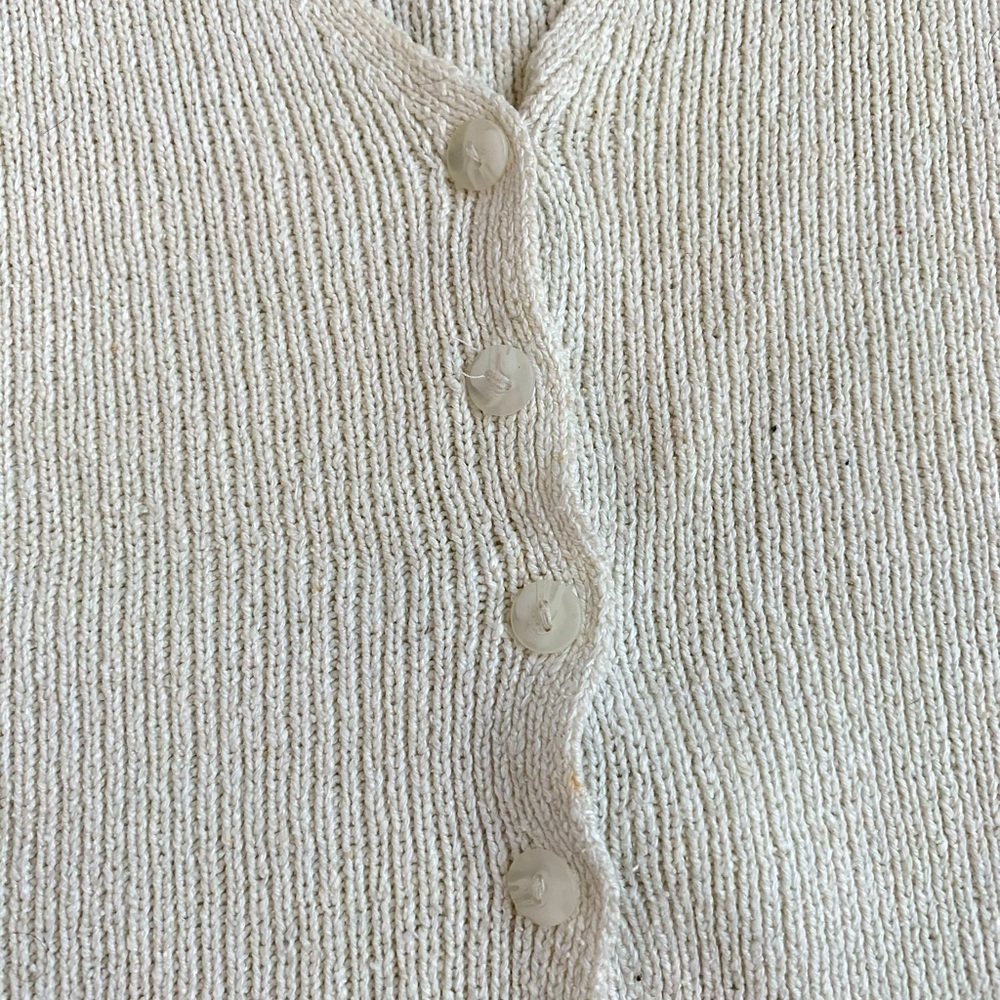 Vintage button up knit tank